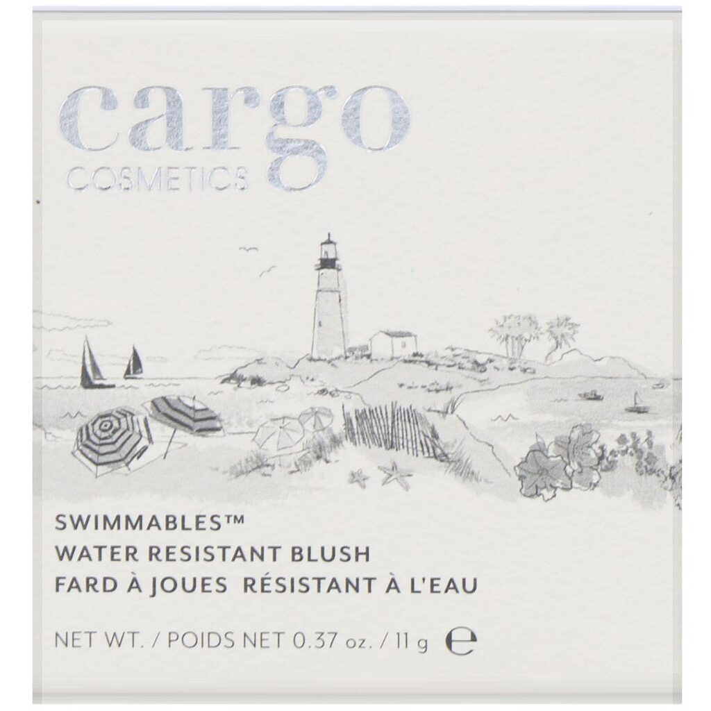 Cargo, Swimmables, Water Resistant Blush, Ibiza, 0.37 oz (11 g) - Imagem 2