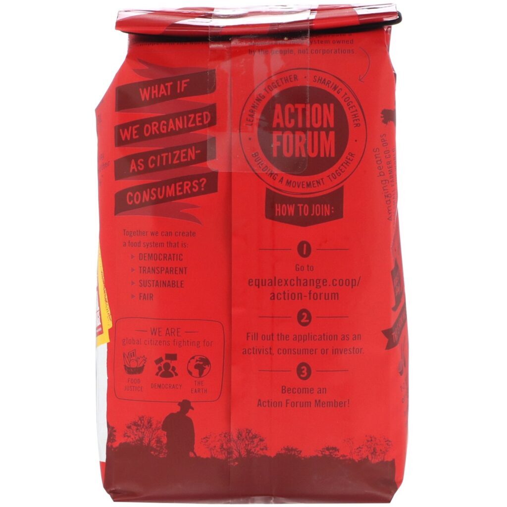 Equal Exchange, Organic, Coffee, Decaffeinated, Ground, 12 oz (340 g) - Imagem 2