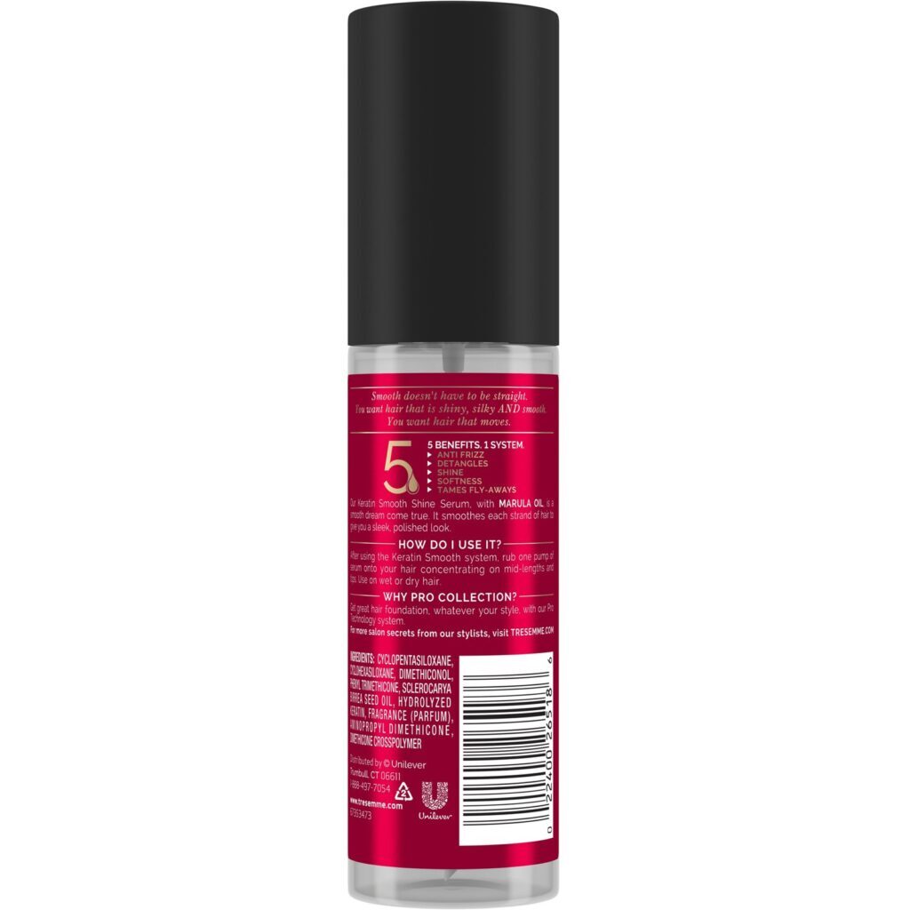 Tresemme, Keratin Smooth, Sérum de Brilho com Óleo de Marula, 97 ml (3,3 fl oz) - Imagem 2