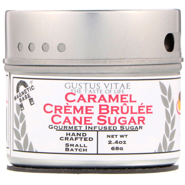 Gustus Vitae, Açúcar de Cana, Crème Brûlée de Caramelo, 2,4 oz (68 g)