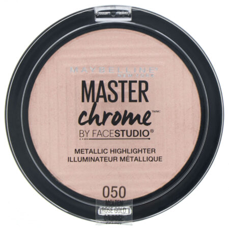 Maybelline, Master Chrome, iluminador metálico, Molten Rose Gold 050, 6,7 g - Image 2