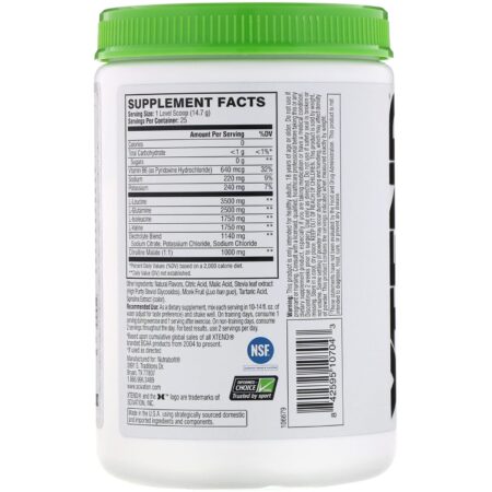 Xtend, The Original, 7 g de BCAA, Natural Zero, Limonada de Mirtilo, 367,5 g (13 oz) - Image 2