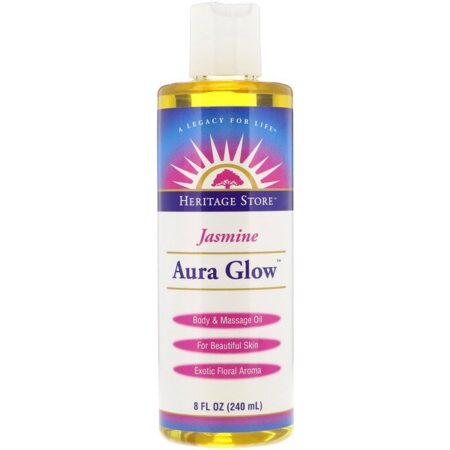 Heritage Store, Aura Glow, Jasmim, 8 fl oz (240 ml)