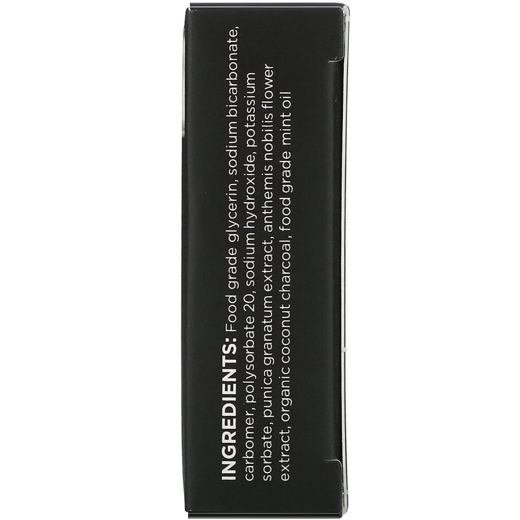 Active Wow, 24K White, Sparkly Teeth Whitening Pen, Charcoal + Mint, 0.09 fl oz (2.5 ml) - Imagem 2