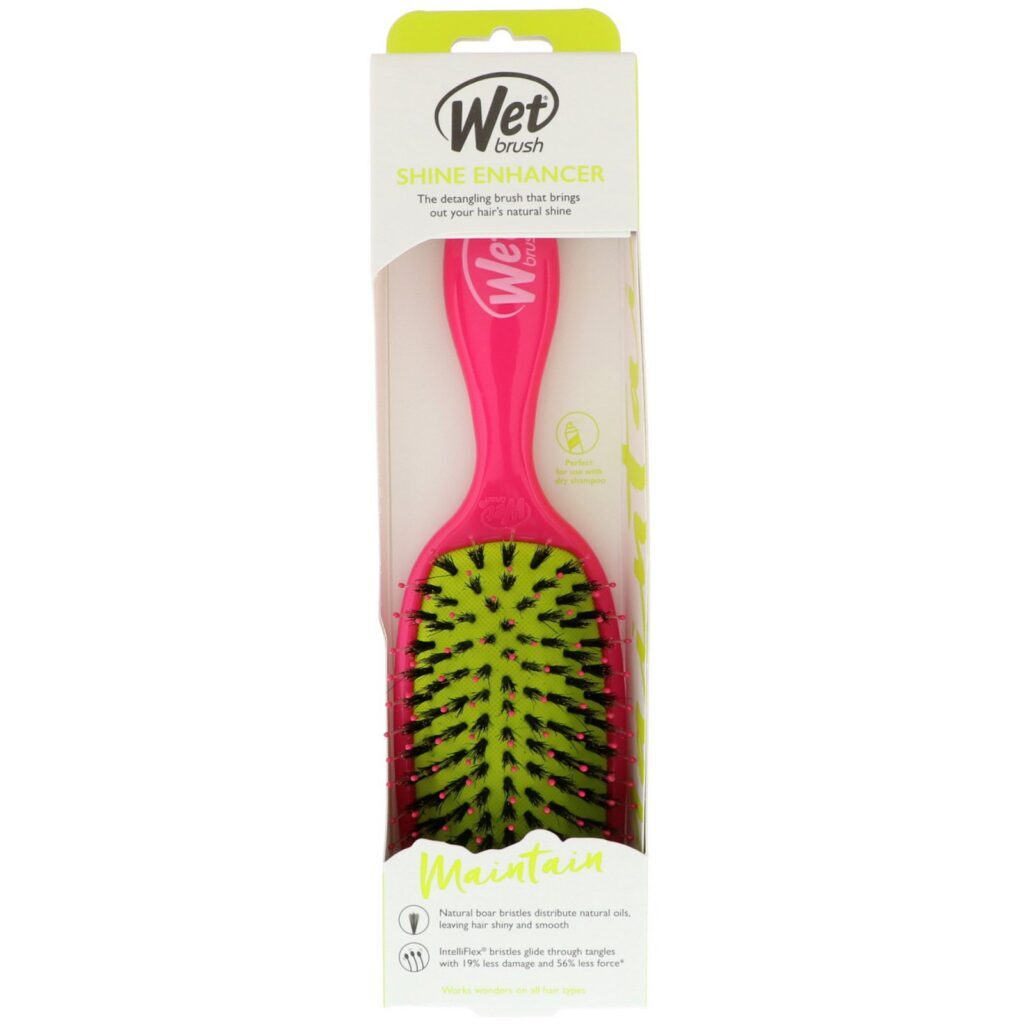 Wet Brush, Shine Enhancer Brush, Pink, 1 Brush - Imagem 2
