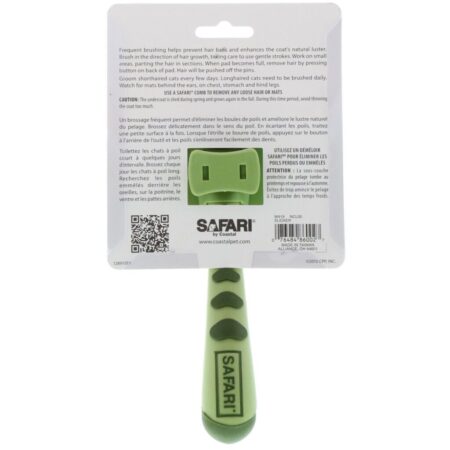 Safari, Self-Cleaning Cat Slicker Brush, 1 Slicker Brush - Imagem 2