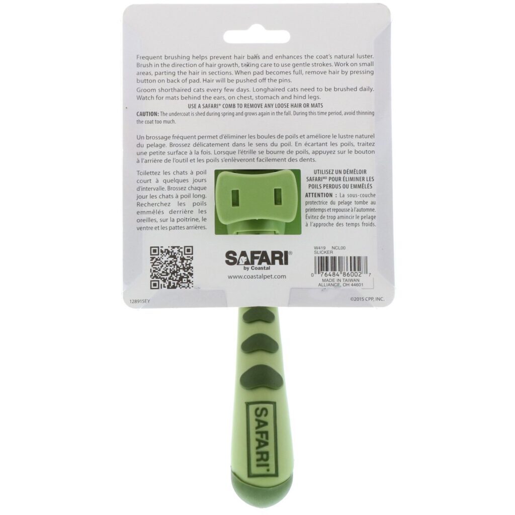 Safari, Self-Cleaning Cat Slicker Brush, 1 Slicker Brush - Imagem 2