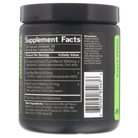 JNX Sports, The Shadow, Pré-treino, Maça Verde, 8,8 oz (250 g) - Image 2