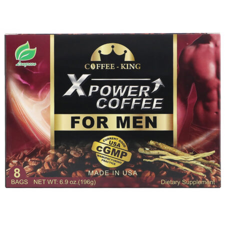 Longreen, Café Xpower Coffee for Men, 8 Sachês, 196 g (6,9 oz)