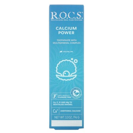 R.O.C.S., Calcium Power Toothpaste, 3.3 oz (94 g) - Image 2