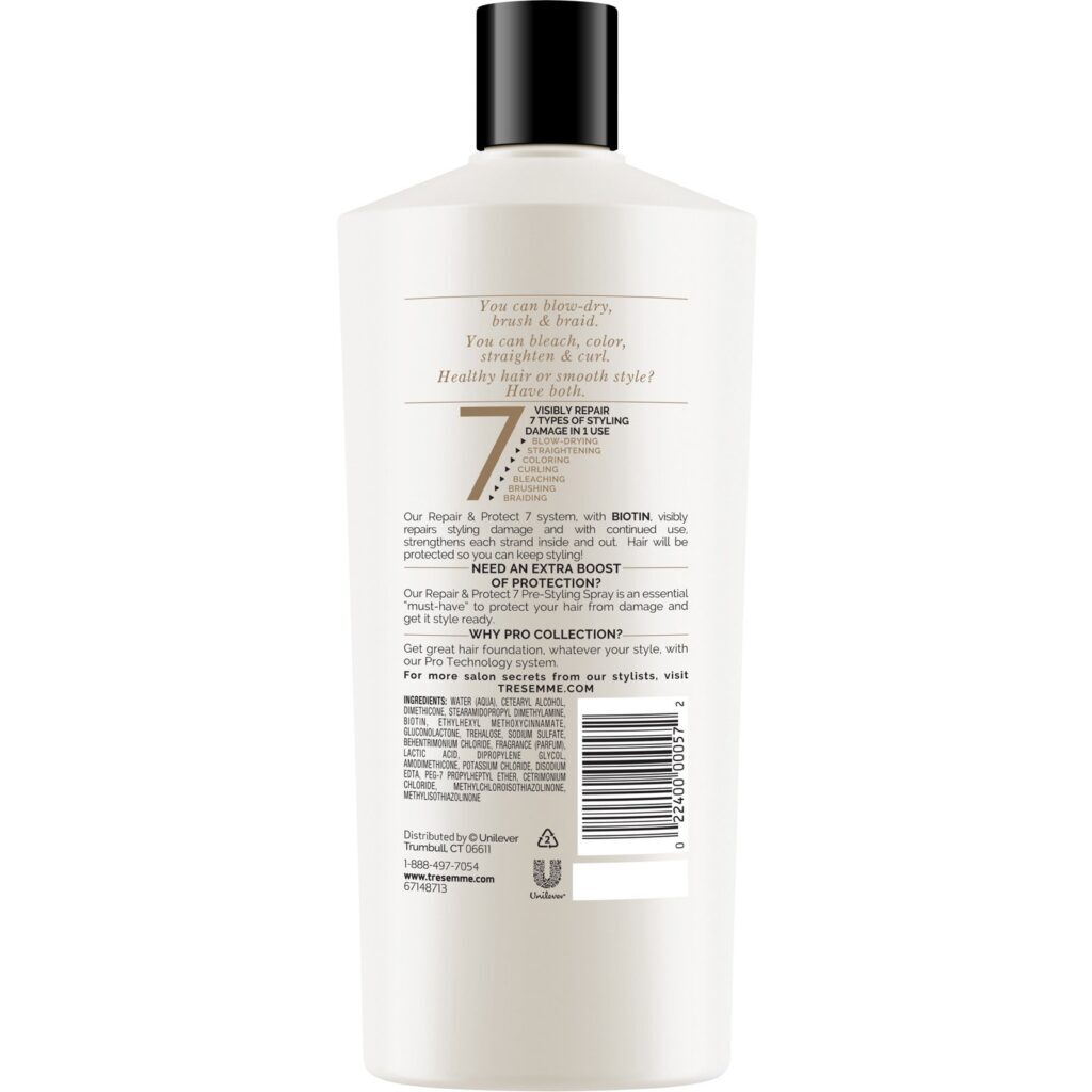 Tresemme, Condicionador reparo e proteção 7, 650 ml - Imagem 2