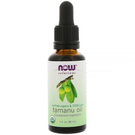 Now Foods, Óleo de Tamanu 100% Puro com Certificação Orgânica, 30 ml (1 fl oz)