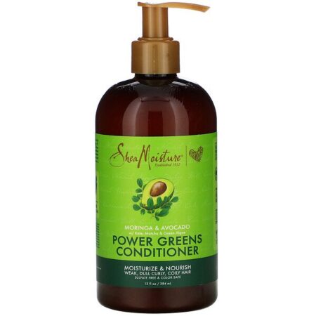 SheaMoisture, Power Greens Conditioner, Moringa & Avocado, 13 fl oz (384 ml)