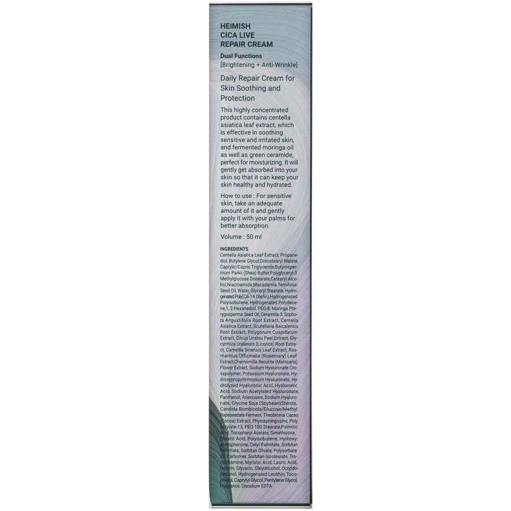 Heimish, Cica Live, Repair Cream, 50 ml - Imagem 3