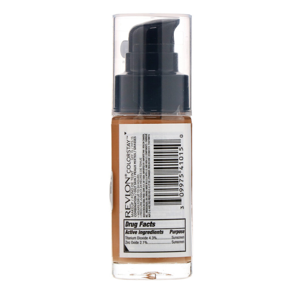 Revlon, Colorstay, maquiagem, pele mista/oleosa, 370 Toast, 30 ml - Imagem 2
