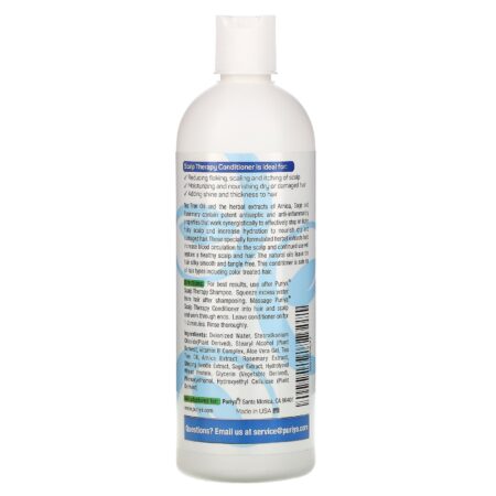 Puriya, Scalp Therapy Conditioner, For All Hair Types, 16 fl oz (473 ml) - Image 2