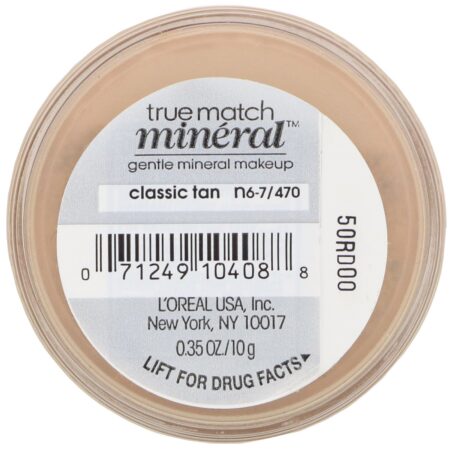 L'Oreal, True Match, Base mineral, N6-7/470 Bronzeado clássico, 10 g - Image 3