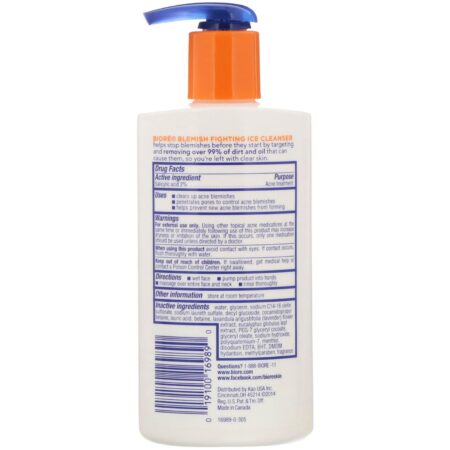 Biore, Limpador refrescante de combate às marcas da acne, 6,77 fl oz (200 ml) - Image 2