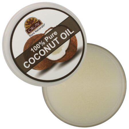 Okay Pure Naturals, 100% Pure Coconut Oil, Deep Moisturizing, 6 oz (177 ml) - Image 3