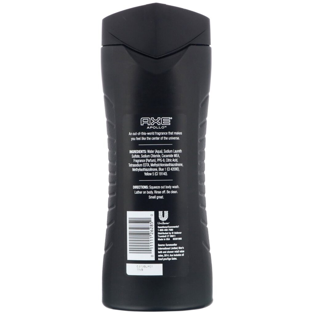 Axe, Body Wash, Clean + Fresh, Apolo, 16 fl oz (473 ml) - Imagem 2