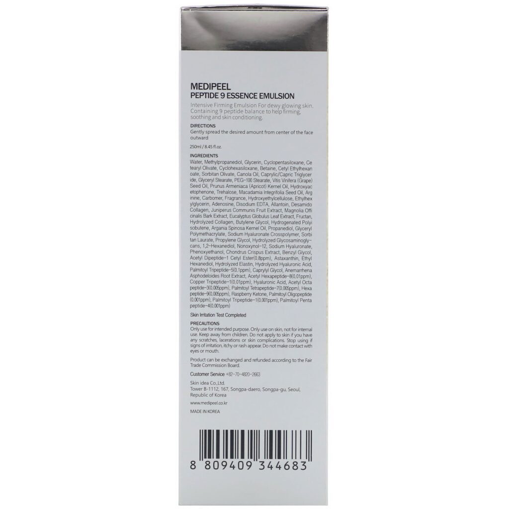 Medi-Peel, Peptide 9, Aqua Essence, Emulsion, 8.45 fl oz (250 ml) - Imagem 3