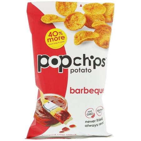 Popchips, Salgadinhos de Batata, Sabor Churrasco, 142 g (5 oz)