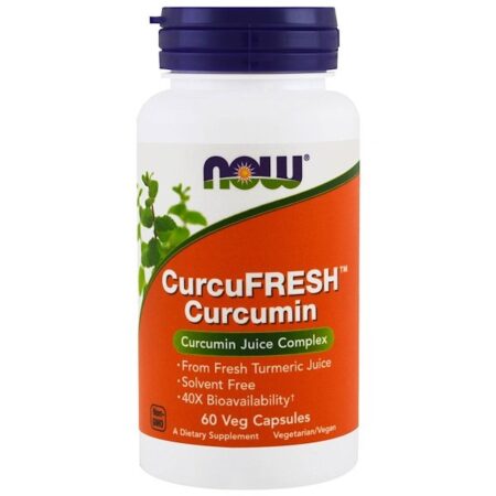 Now Foods, Curcumina CurcuFresh, 60 Cápsulas Vegetais