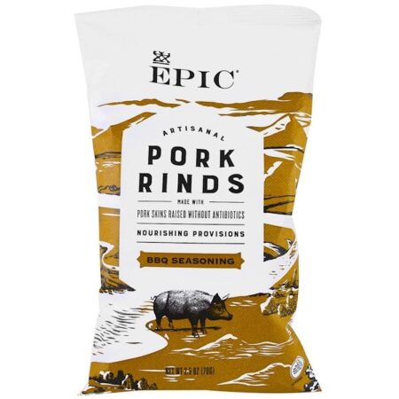 Epic Bar, Costelas de Porco Artesanais, Tempero BBQ, 2,5 oz (70 g)