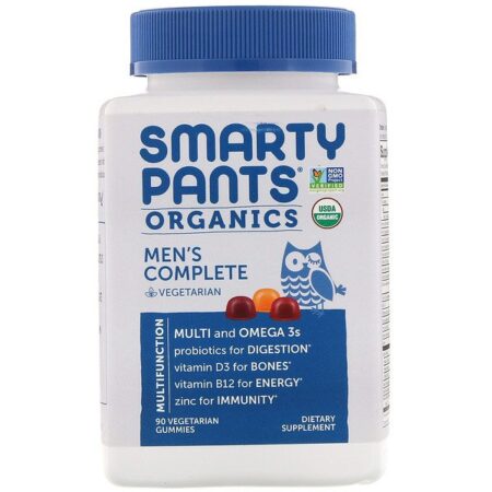 SmartyPants, Orgânico, Men's Complete, 90 Gomas Mastigáveis Vegetarianas