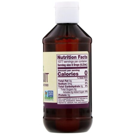 Now Foods, Real Food, Siraitia Orgânica, Adoçante Líquido com Zero-Calóricas, 8 fl oz (237 ml) - Imagem 2