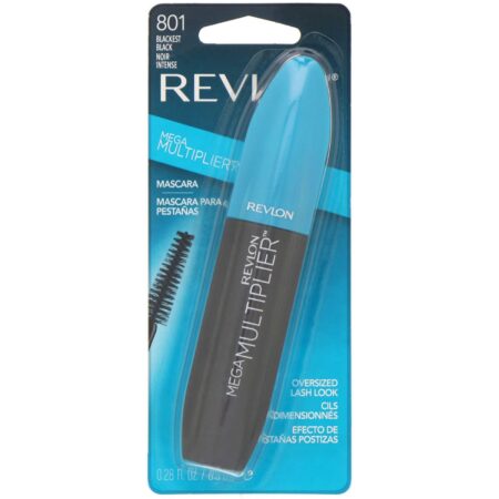 Revlon, Máscara Mega Multiplier, Blackest Black, 8,5 ml - Image 2