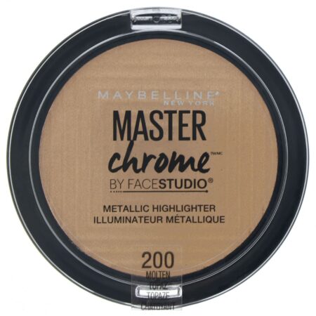 Maybelline, Master Chrome, iluminador metálico, Molten Topaz 200, 6,7 g - Image 2