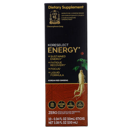 Cheong Kwan Jang, Koreselect, Energy, 10 Sticks, 0.34 fl oz (10 ml) Each