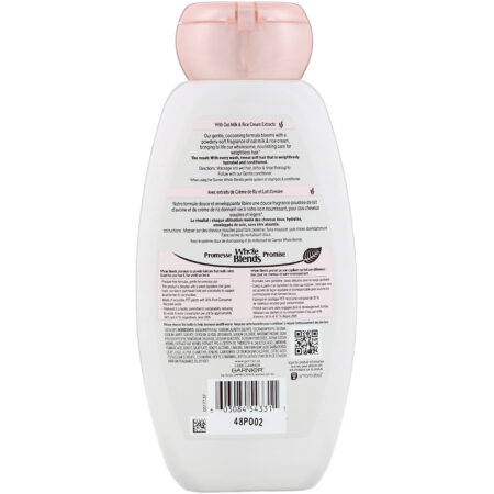 Garnier, Whole Blends, shampoo suave delicadeza de aveia, 370 ml - Image 2