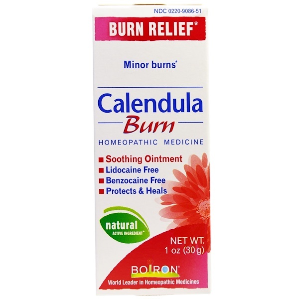 Boiron, Calêndula, Queimadura, Pomada Calmante, 30 g
