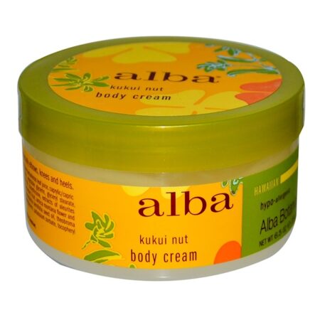 Alba Botanica, Creme Corporal, Kukui Nut, 6,5 oz (180 g)