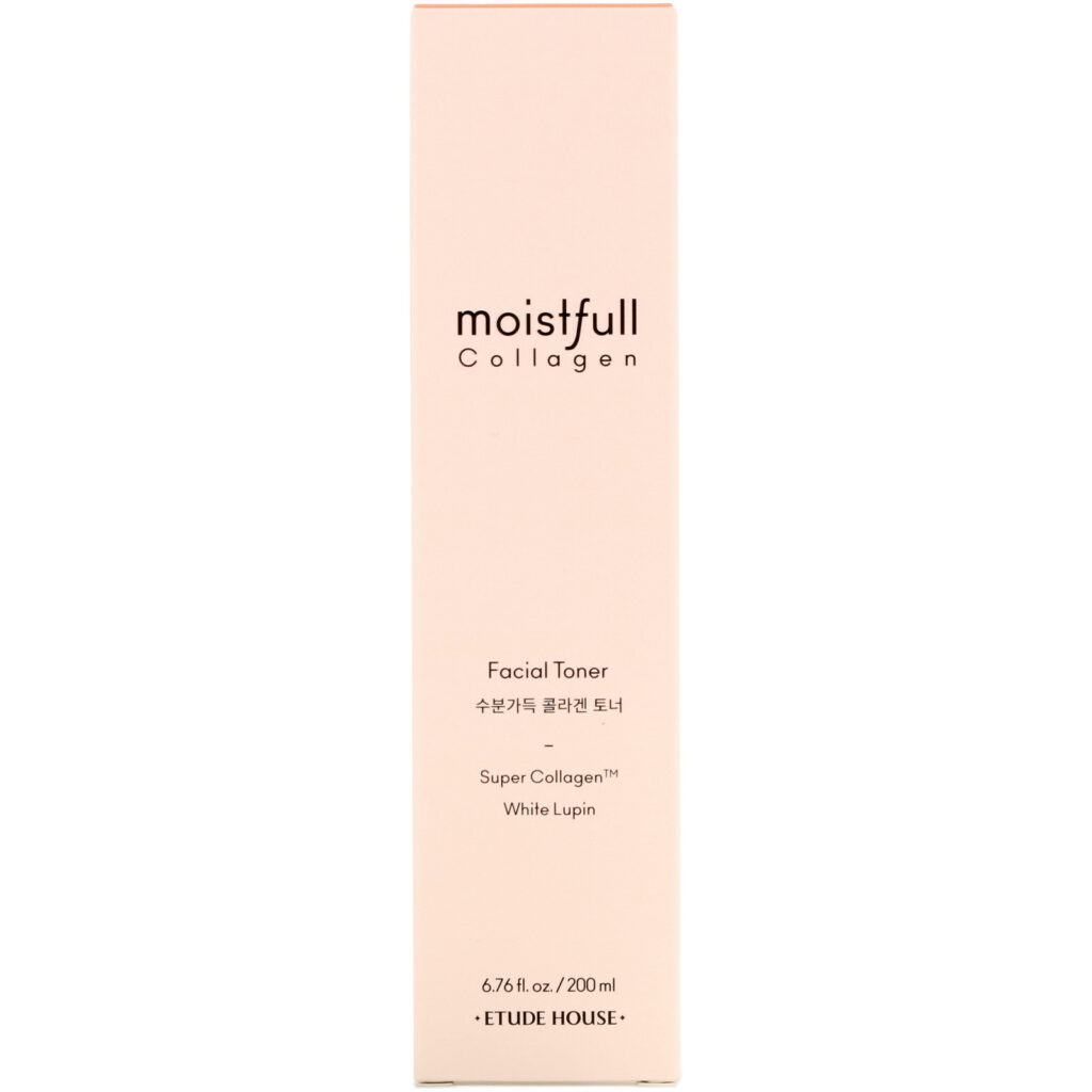 Etude House, Moistfull Collagen, Facial Toner, White Lupin, 6.76 fl oz (200 ml) - Imagem 2