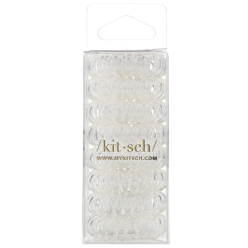 Kitsch, Hair Coils, Transparent, 8 Pieces - Imagem 3