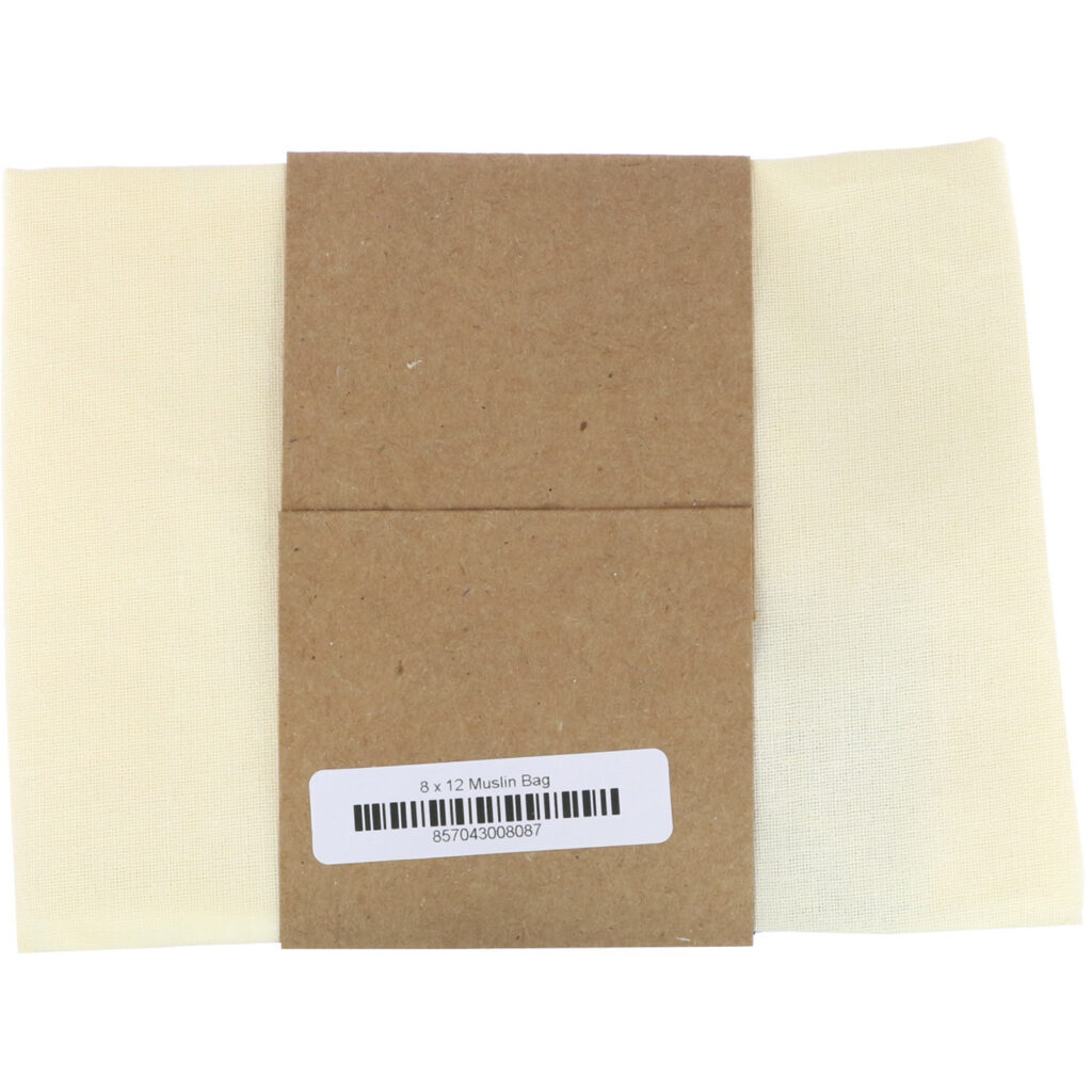 Wowe, Certified Organic Cotton Muslin Bag, 1 Bag, 8 in x 12 in - Imagem 2