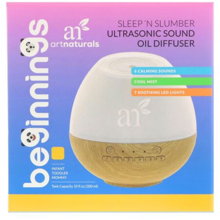 Artnaturals, Começo, Difusor de Óleo Ultrassônico Sleep 'N Slumber, 1 Difusor - Image 2