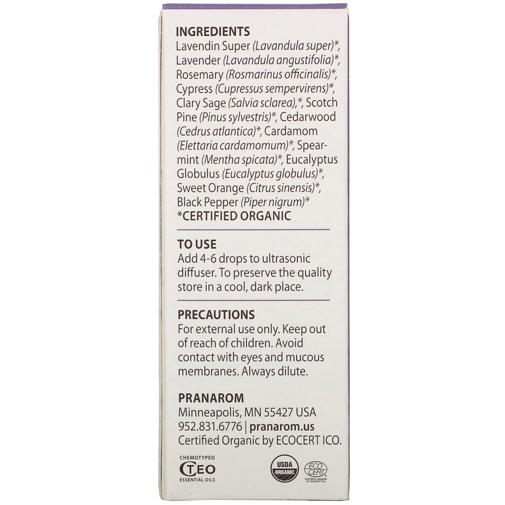 Pranarom, Essential Oil, Diffusion Blend, Provence, .17 fl oz (5 ml) - Imagem 3