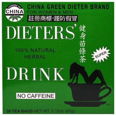 Uncle Lee's Tea, Legends of China, Bebida herbal 100% natural da Dieter, sem cafeína, 30 saquinhos de chá, 69 g