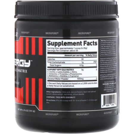 Kaged Muscle, Amino Synergy, Limonada de Framboesa, 6,74 oz (191 g) - Image 2