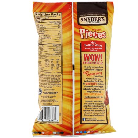 Snyder's, Pedaços de Pretzel, Buffalo Wing Picante, 8 oz (226,8 g) - Image 2