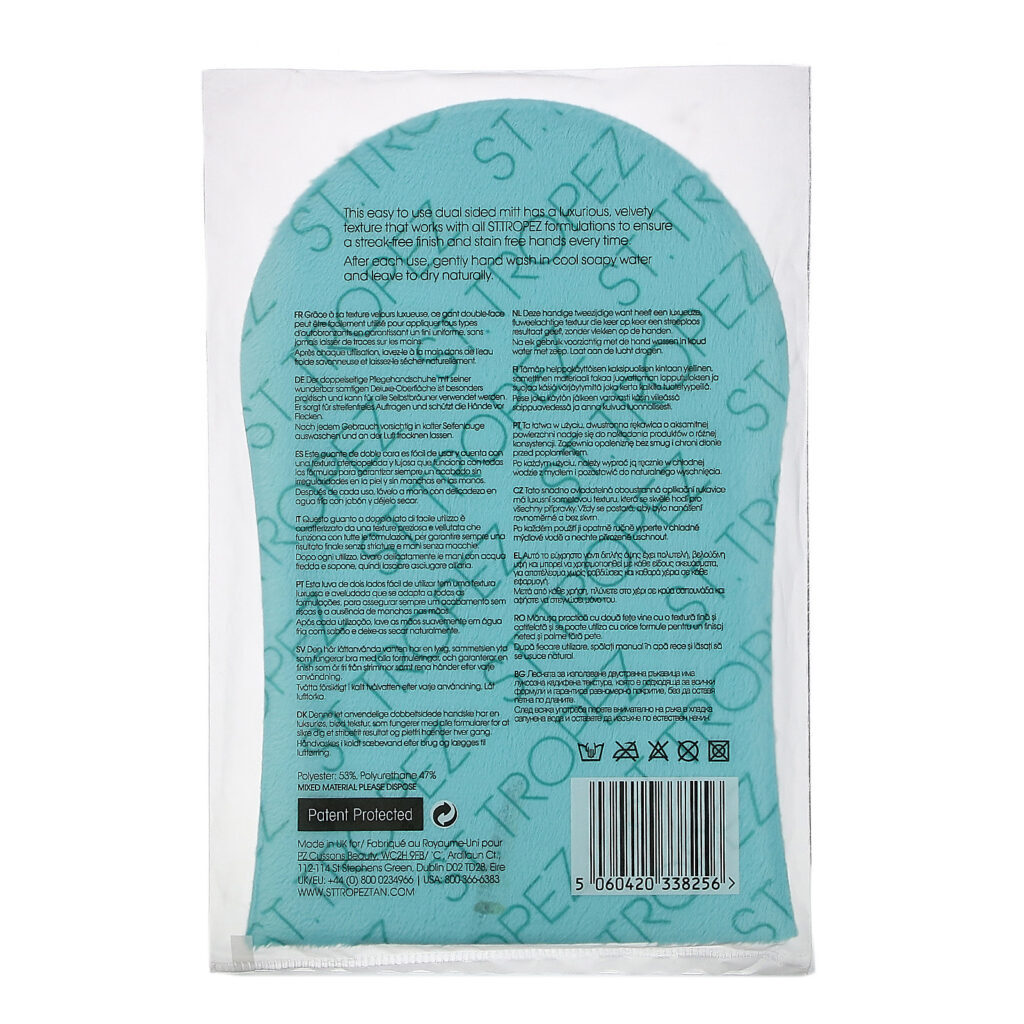 St. Tropez, Dual Sided Velvet Luxe Applicator Mitt, 1 Piece - Imagem 3