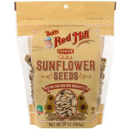 Bob's Red Mill, Sementes de Girassol Descascadas, 10 oz (283 g)