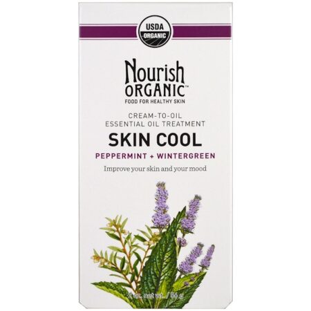 Nourish Organic, Pele Fresca, Hortelã + Wintergreen, 2 oz (56 g)