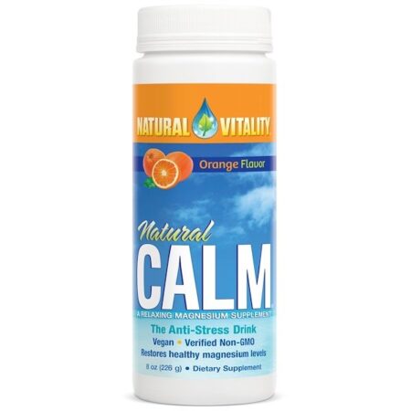 Natural Vitality, Natural Calm, o Drink Anti-Estresse, Sabor Laranja, 8 oz (226 g)