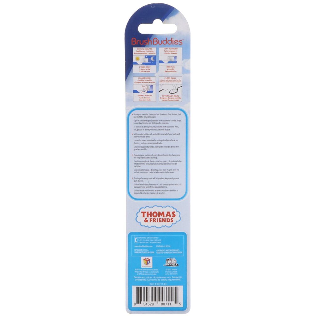 Brush Buddies, Escova de dentes Thomas & Friends, pacote com 2 - Imagem 2