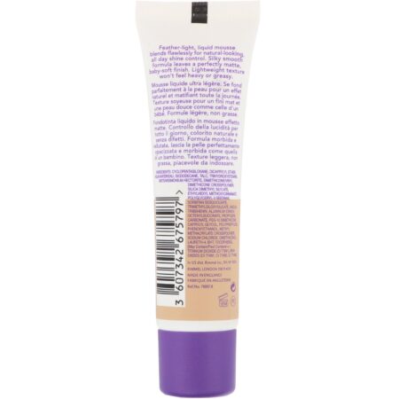 Rimmel London, Base em mousse líquido Stay Matte, 200 Bege claro, 30 ml - Image 2